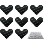 8 patins auto - adh�sifs r�utilisables pour coins de tapis, compatibles sols bois, carrelage et moquette ...