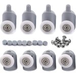 8 pcs 23mm galet rouleau roulette roue pour porte de douche, roulettes coulissantes porte salle de bain ... 8 pcs 23mm galet rouleau roulette roue pour porte de douche, roulettes coulissantes porte salle de bain ...