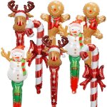 8 pcs ballon gonflable noel, bâton ballon gonflable, bâton gonflable de noël motif bonhomme de neige ... 8 pcs ballon gonflable noel, bâton ballon gonflable, bâton gonflable de noël motif bonhomme de neige ...