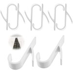 8 pcs crochet radiateur rond, patere radiateur seche, crochet serviette salle de bain, accroche s�che ...