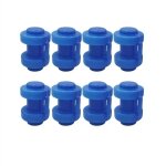8 pices 2. 58 cm couvercle de tube de trampoline couvercle de colonne de tube en acier pour filet trampoline ...