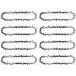 8 pi�ces cha�ne tron�onneuse 4 pouces acier pour scie �lagueuse �lectrique accessoire jardin remplacement ...