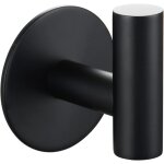 8 pi�ces crochet porte manteau mural adhesif inox porte serviette salle de bain noir z - v - d