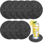 8 pice grands dessous de verre en feutre, 15 cm diamtre 3 mm paisseur, felt coaster ronds, anti - ...