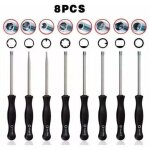 8 pi�ces kit de cl� de r�glage de carburateur d�broussailleuse et tron�onneuse