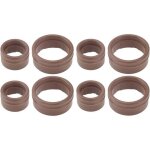 8 pi�ces kit de joints de climatisation joint torique d'�tanch�it� joint de compresseur diam�tre int�rieur ...
