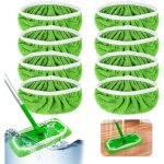 8 pièces lingettes réutilisable pour swiffer, balai spray serpillières en microfibre lavable nettoyer ... 8 pièces lingettes réutilisable pour swiffer, balai spray serpillières en microfibre lavable nettoyer ...