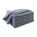 8 torchons de cuisine en microfibres ultra premium - main / vaisselle - tissu alvéolé (gris, 30x30 cm) ... 8 torchons de cuisine en microfibres ultra premium - main / vaisselle - tissu alvéolé (gris, 30x30 cm) ...