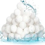 800 g 30 - 50 mm boules filtrantes de piscine r�utilisables, alternative au sable filtrant de piscine, ...