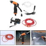 80w auto - amor�ante haute pression (avec interrupteur) kit de rondelle de lavage portable pour voiture ...