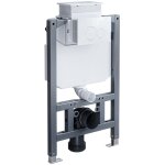 82 cm wc bti - support pour wc suspendu - avec rservoir de - avec plaque de dclenchement ronde blanche ...
