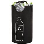 82l (noir) poubelle recyclage pliable poubelle tri s�lectif avec poign�es aluminium rangement bouteille ...