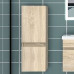 Ocean sanitaire - 83cm colonne salle de bain bois clair, armoire haute étagère de rangement, meuble de ... Ocean sanitaire - 83cm colonne salle de bain bois clair, armoire haute étagère de rangement, meuble de ...
