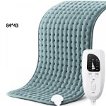 84 x 43 cm, coussin chauffant, couverture chauffante humide et sec pour dos, cou, Épaules, abdomen avec ... 84 x 43 cm, coussin chauffant, couverture chauffante humide et sec pour dos, cou, Épaules, abdomen avec ...