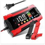 8a chargeur de batterie voiture, 12v 8a chargeur batterie pour moto avec r�paration automatis�e, 6 modes ...