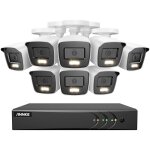 8ch kit de vidosurveillance extrieures, 5mp dvr et 8 camras couleur vision nocturne filaires hd 1080p, ...