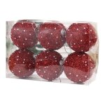 8cm / 6pcs perle diamant paillettes boule de no�l cas maison magasin vacances f�te pendentifs sapin d�coration ...