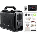 8kw 12 / 24v chauffage diesel portable, rchauffeur d'air diesel contrle lcd bluetooth app tlcommande ...