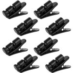 8pcs clips pour �couteurs, clips pour fil d'�couteur serre - c�bles pour casque fixation pour c�ble du ...