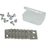8x lames compatible avec robomow rk 2000 pro, rk 3000 pro tondeuse - lames de rechange, argent�, acier ...