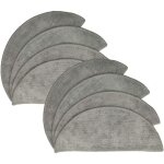 Vhbw - 8x compatible avec lefant t700, m571, m501a aspirateur robot - chiffon en microfibre