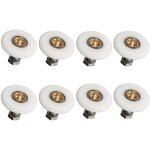8x roulette porte douche 19mm rouleau rempalcement porte douche pour salle de bain 8x roulette porte douche 19mm rouleau rempalcement porte douche pour salle de bain