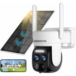 8x zoom hybride] 4k 5dbi camera surveillance wifi exterieure sans fil solaire360ptz camra ip batterieavec ...