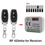 9 - 30v 10a r�cepteur multifr�quence 300 - 900 mhz avec interrupteur de fin de course � distance, interrupteur ...