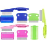 9 peigne anti poux, peigne anti puces pour chat et chien, peigne puces chat et chien pour enlever les ...