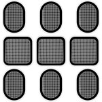 9 pi�ces �lectrode de ceinture, compatible avec abs series, 3 sets replacement pads �lectrode de rechange ...