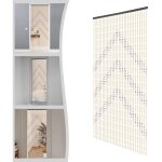 90 cm x 180 cm, 31 perles en bois en forme de flèche, rideau de porte suspendu de style bohème avec perles ... 90 cm x 180 cm, 31 perles en bois en forme de flèche, rideau de porte suspendu de style bohème avec perles ...