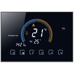 Lifcausal - thermostat programmable 95 - 240 v 5 + 1 + 1 cran tactile lcd  six priodes avec rtroclairage ...