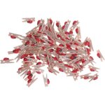 96 pi�ces pinces � linge rouges d�cor bois� mini pinces � linge en bois coccinelle boutons artisanat ...