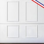 99dco - kit de 2 moulures murales en pin des landes - apolline e - 100% pefc - prt  coller et peindre ...
