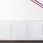 99dco - kit de 3 moulures murales en pin des landes - florine c - 100% pefc - prt  coller et peindre ...