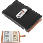 A6 planificateur budget verrouillable, livret d'�pargne avec 100 compartiments, planificateur budget ...