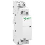 Schneider electric - a9c20132 schneider - contacteur bipolaire - 2no - 25a - bobine 24vca - schneider ...