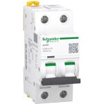 Schneider electric - a9f84216 schneider ic60h disjoncteur bipolaire schneider 16a - 2p - courbe c - 15ka ...