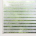Film fenetre electrostatique motif  rayure horizontal film opaque pour vitre autocollant dpoli statique ...