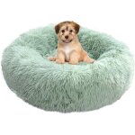 Aafgvc - panier pour chien panier pour chat rond coussin de lit moelleux pour animaux de compagnie doux ...