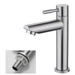 Aafgvc - robinet salle bain eau froide uniquement robinet lavabo surface chromé en cuivre durable robinetterie ... Aafgvc - robinet salle bain eau froide uniquement robinet lavabo surface chromé en cuivre durable robinetterie ...