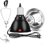 Abat - jour chauffant pour reptile, abat - jour pour lampe chauffante tortue e27 avec clip de suspension, ...