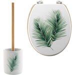 Abattant et brosse wc varadero