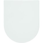 Wirquin ? abattant adulte pour wc en thermodur 20724949 ? forme d avec fermeture ralentie ? fixation ...