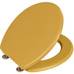 Wenko - abattant prima, jaune moutarde mat fsc