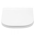 Abattant wc blanc 460 x 360 mm � fermeture progressive g - compact tatay