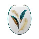 Abattant wc d�co  plumiss  46cm multicolore