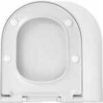 Abattant wc pour duravit d - neo ? fermeture amortie ? duroplast antibact�rien ? d�clipsable ? charni�res ...