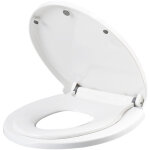 Abattant wc familial - himimi - 44, 7x37x5, 5cm abattant wc frein de chute cuvette wc avec descente automatiqu ...