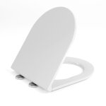 Abattant wc forme d allong�, design moderne en thermodur - fermeture silencieuse soft - close abattant ...